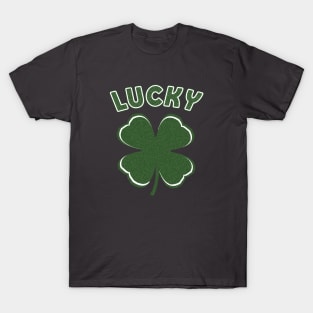 Retro Green Lucky Shamrock T-Shirt